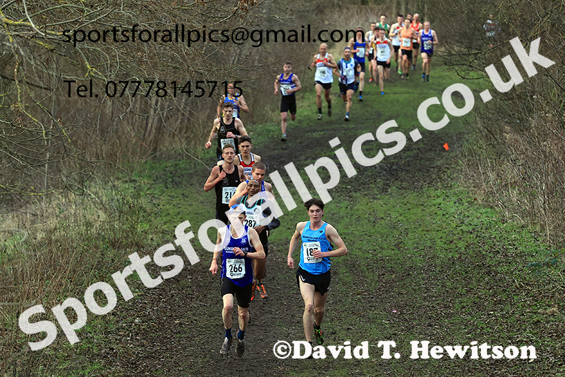 Senior mens 2024 NECAA Cross Country Champs., Temple Park, South Shields. Photo: David T. Hewitson/Sports for All Pics
